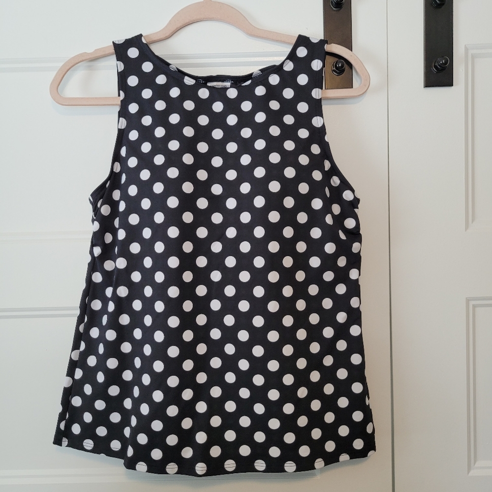 Lands End High Neck Swim Top